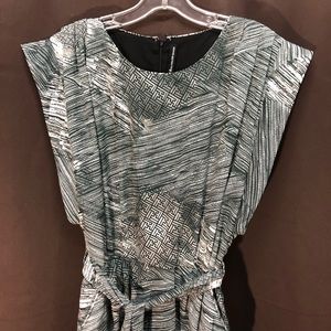 4/$55 w118 walter backer black white medium dress